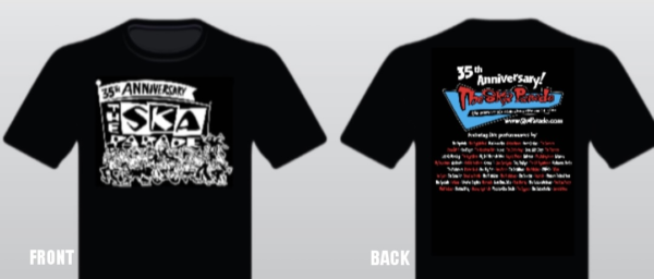 Ska Parade T-shirt 35th Anniversary (black version [3XL / 4XL / 5XL] - NEW!)