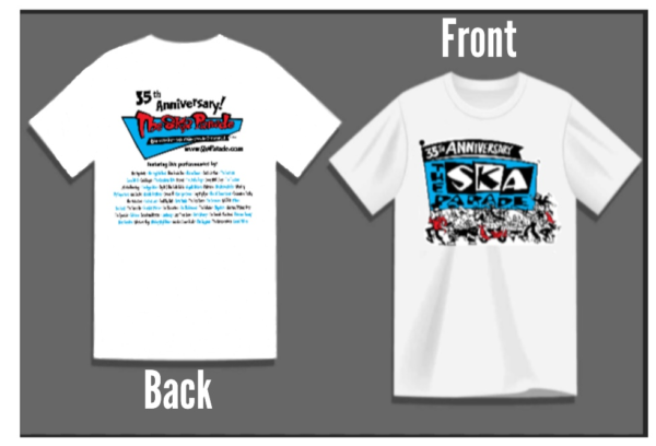 Ska Parade T-shirt 35th Anniversary (white version - NEW!)
